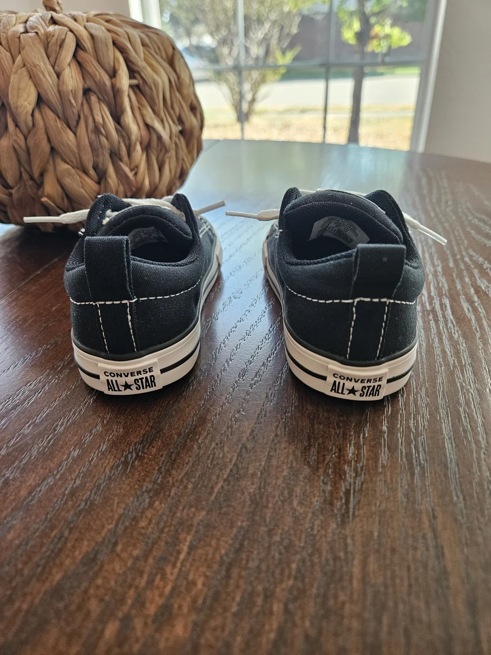 Converse All Star Black White Shoes Toddler Size 8 Sneakers